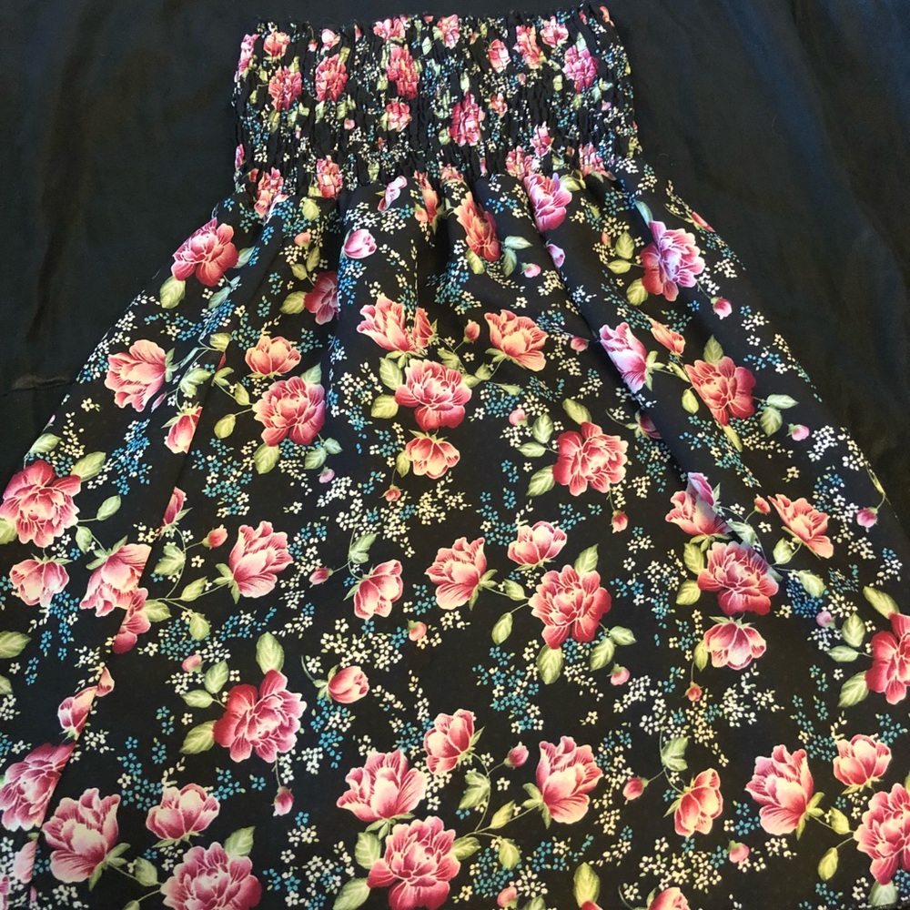 Strapless dress